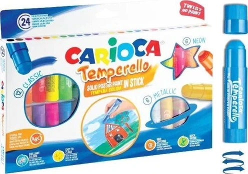 Carioca Dažai 24 spalvų