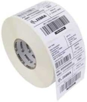 Zebra LABEL, POLYESTER, 50.8X25.4MM; THERMAL TRANSFER, 8000T VOID MATTE, PERMANENT ADHESIVE, 76.2MM CORE
