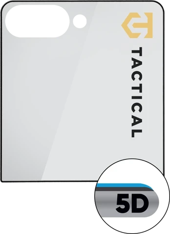 Tactical Glass Shield 5D for Samsung Galaxy Z Flip 8 Juodas (Outer)