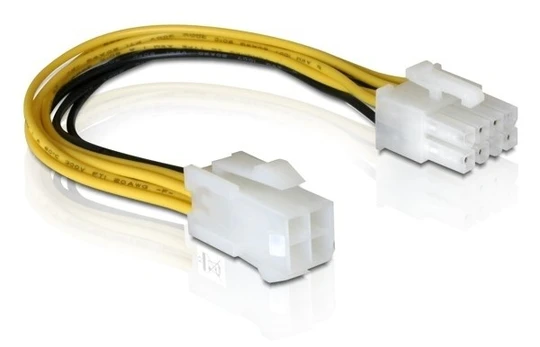 DeLOCK Cable PCI Express Power 8pin EPS > 4pin ATX/P4 Multi spalvos 0,15 m
