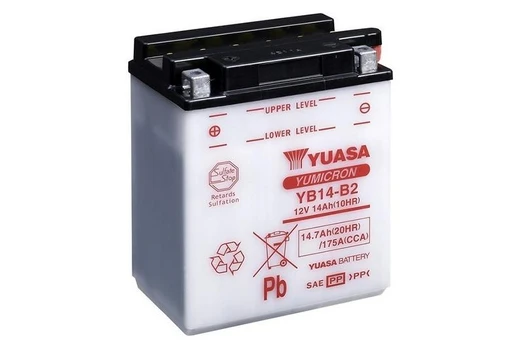 YUASA YB14-B2 (51414) 14.7Ah (C20) akumuliatorius