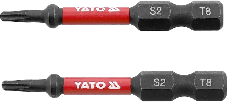 Yato IMPACT BITS 1/4''X50 MM T8 2 vnt