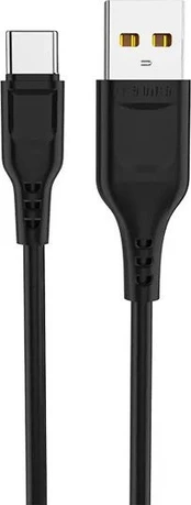 USB cable Denmen USB-A - USB-C 2 m Black (D23T)