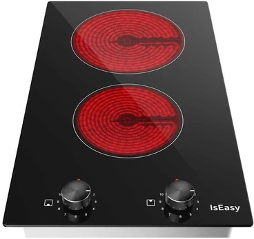 IsEasy LT2V-30 dual zone induction stove with knobs