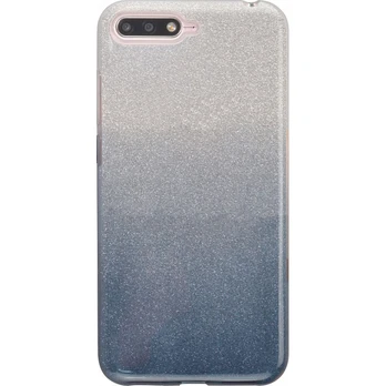 iLike Huawei Y6 2018 Gradient Glitter 3in1 dėklas Smoked