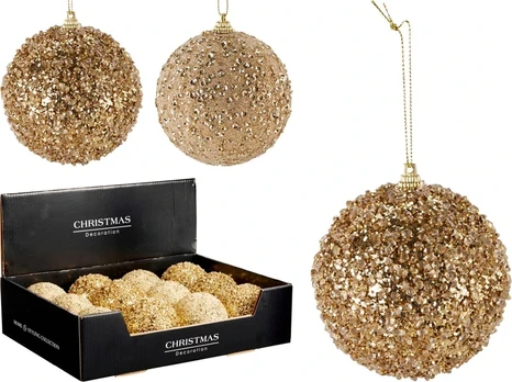 Christmas Tree toy Glitter. auksinis. expanded polystyrene eps