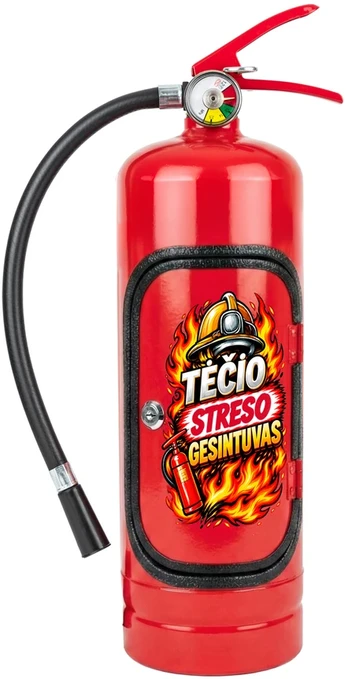 Mini baras - gesintuvas "Tėčio streso gesintuvas!"