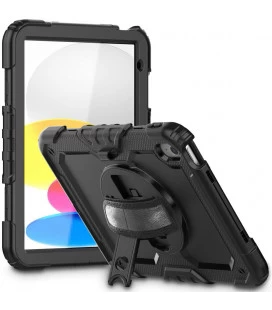 Juodas dėklas Apple iPad 10.9 2022 planšetei "Tech-Protect Solid360"
