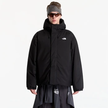 puchowa The North Face Puffer Oversized Jacket TNF Black - Dydis M (NF0A8J6FJK31 Striukės)
