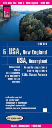 USA 5 New England (1:600.000)