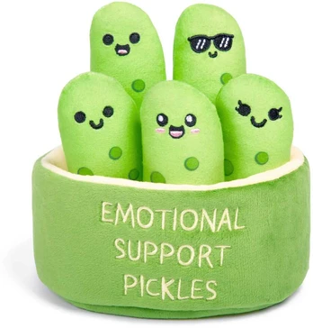 justplay Emotional Support Pickles plush toys