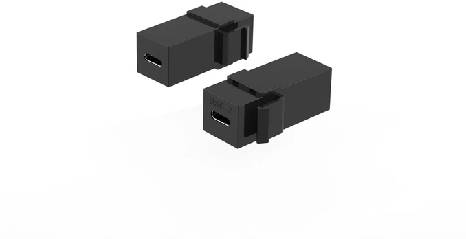 MicroConnect USB-C Female-Female Keystone, both way charging