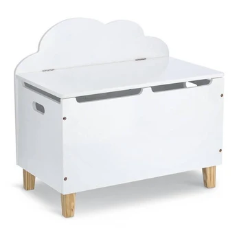 Bench Medinė dėžė žaislams CLOUD, suoliukas, 60 cm