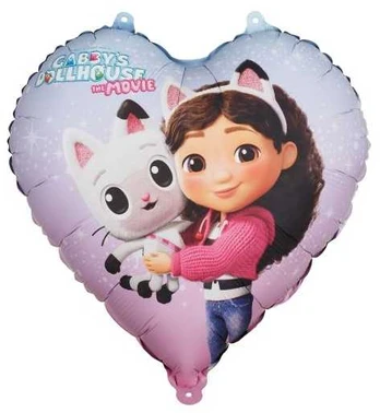Qulatex Balon foliowy serce Koci Domek Gabi 35cm