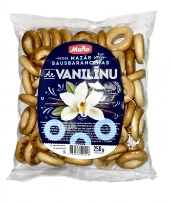 Sausbaranciņas MARIO mazās, ar vanilīnu, 250g