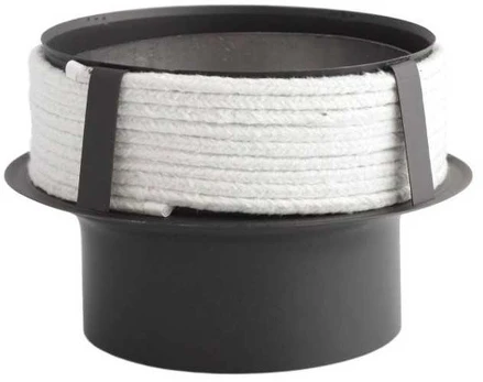 Perėjimas į keraminį dūmtraukį 130/DN180, juodas