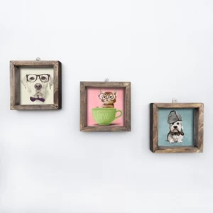 Paveikslas Wallity UKZM017, 15 cm x 15 cm, 3 vnt.