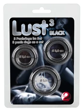 Lust Cock Ring Trio kaina