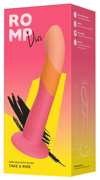 Romp Dizi dvigubas dildo