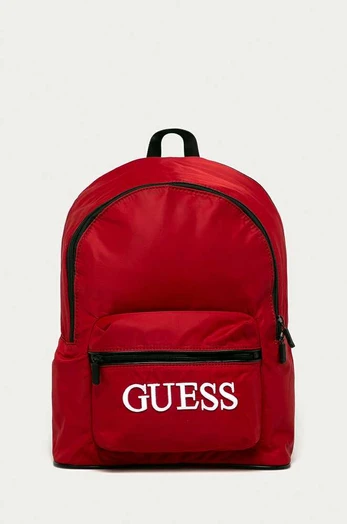 Guess, Quatro, Textile Backpack, Raudona, For Men, 16/31 x 42 x 13 cm