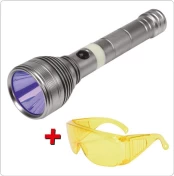 UV žibintuvėlis 3W 395nm kaina