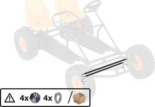 Berg Duo Coaster - Steering Rod Set