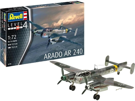 Plastic model Arado AR-240 1/72