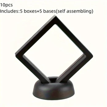 Papuošalų stovelis, 5 Sets Of Black 5pcs Display Frame + 5pcs Base