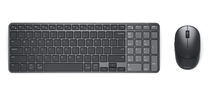 Dell Pro 7 Rechargeable Compact Keyboard and Mouse - KM746 - Russian (QWERTY)