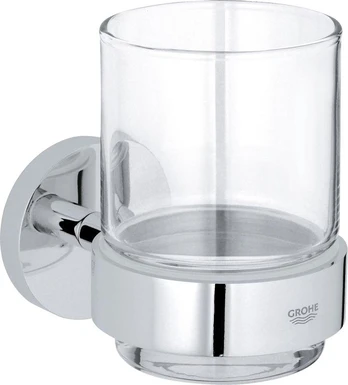 Grohe glāze ar turētāju Essentials New, hroms