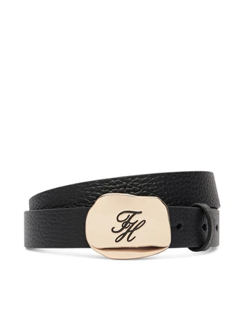 Diržas Tommy Hilfiger Th Plaque 2.5 Pebble AW0AW19152 Juoda
