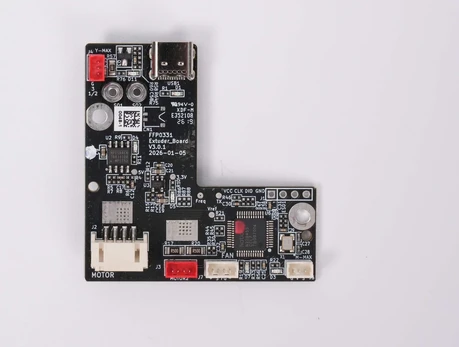Flashforge Creator 5 serijos ekstruderio tvirtinimo PCB plokštė