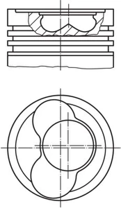 MAHLE 030 58 02 Stūmoklis