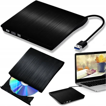 Išorinis USB 3.0 CD-R DVD-RW įrenginys