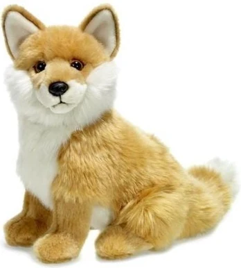 Pliušinis žaislas WWF Red Fox, rudas/baltas, 23 cm