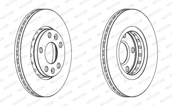 FERODO DDF1728C Brake Disc