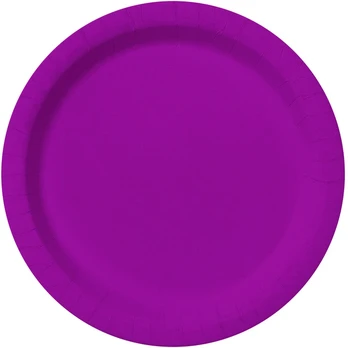 Violetinės lėkštės 23 cm – Šventinė dekoracija