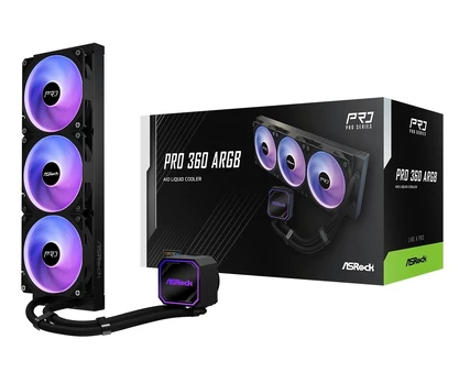 CPC ASRock Pro 360 ARGB Juodas