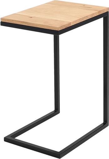 CUSTOMFORM Šoninis staliukas, LUPE 30, 0.4x0.3x0.6 m, Juodas