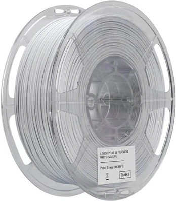 eSun PC-HT plastikas 1kg 1.75mm - Baltas