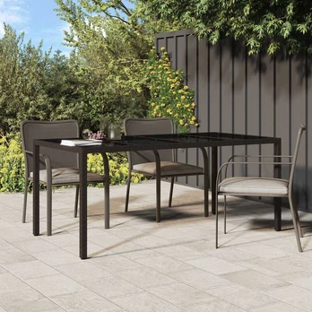 Kiemo Valgomasis Stalas Ruda 190x90x75 cm Poliratanas