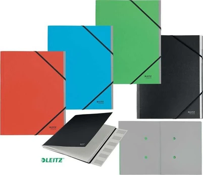 Leitz Teczka A4 su 6 przegr�dkami czerwon Leitz