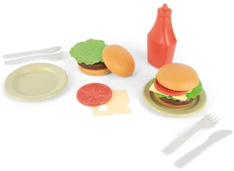 Dantoy BIO plast burger-sæt 19 dele