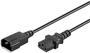 MicroConnect Maitinimo laidas C13 - C14 2m Juoda