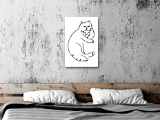 Artgeist Paveikslas - Cat Relaxing (1 Part) Vertical kaina