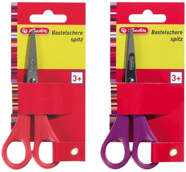 Žirklės Herlitz, paprastosios, rožinė/violetinė