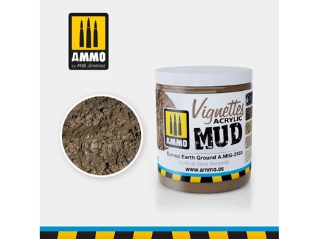 AMMO by MIG Jimenez AMMO MIG - Akrilinis purvas TURNED EARTH GROUND, 100ml, 2153