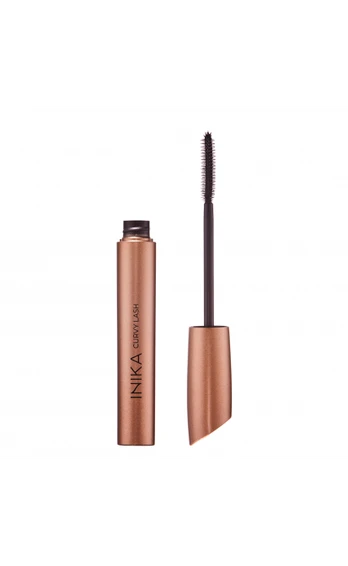 INIKA Blakstienas riečiantis tušas - Black, 7.5ml