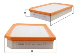 Oro filtras KNECHT LX 4783 kaina