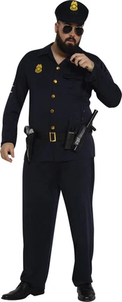 Vyriškas policininko kostiumas, Size, Height - L